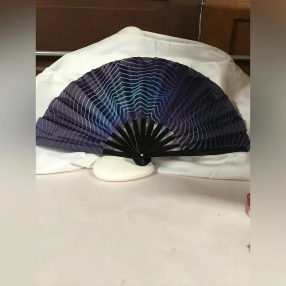FairySandy Large Rave Fan. 25” wide. 15” tall. New - Picture 1 of 5